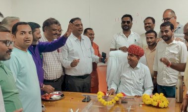 lumbaram choudhary office inauguration in sirohi on labh panchami