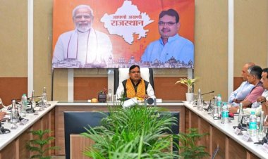 high level meeting of chief minister bhajanlal sharma
