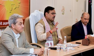 chief minister bhajanlal sharma took review meeting