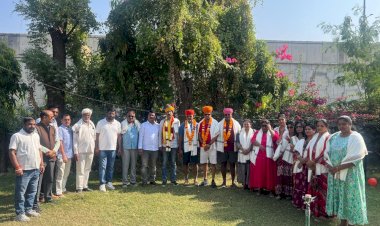 bangalore tourists welcomed with rajasthani tradition in pali