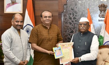 astrologer dr. chandresh joshis meeting with the governor