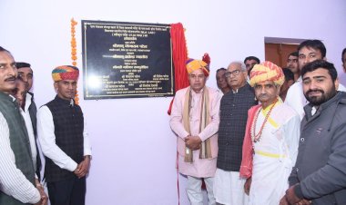 foundation stone laid for development works worth rs 307.27 lakh in jodhpur district