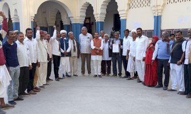 sirohi bhartiya kisan sangh gyapan to collector