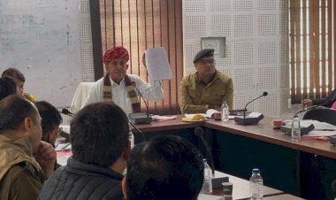 mp lumbaram is angry at taking road safety management lightly