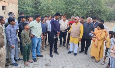 panchayati raj minister visited barmer and balotra