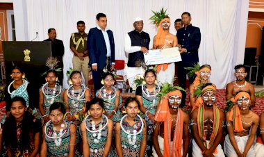 16th tribal youth exchange program organized at raj bhavan