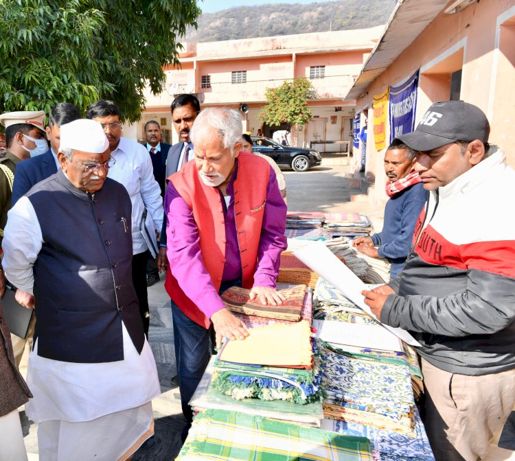 governor haribhau bagde reached sarthak manav leprosy home