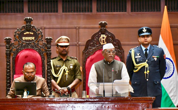 governor addressed the sixteenth rajasthan assembly