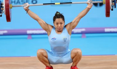 world weightlifting championship mirabai chanu wins silver 48kg category