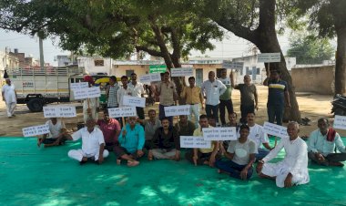 bharja gramin seva shivir bahishkar khanan pariyojna virodh