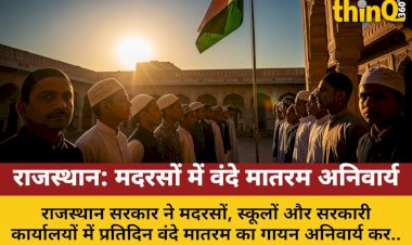 rajasthan madrasas vande mataram compulsory