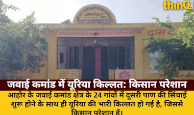 ahore jawai command urea shortage farmers troubled