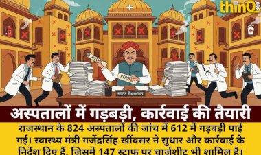rajasthan 612 hospitals irregularities minister sought report