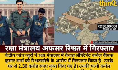 raksha mantralaya afsar rishwat lete girftar cbi ne 2 36 crore jabt kiye