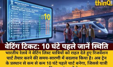 railway ka bada badlav 10 ghante pahle janen waiting ticket ki sthiti