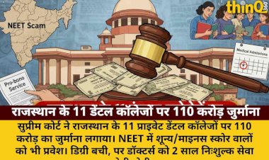 rajasthan 11 dental colleges fined 110 crore degrees saved