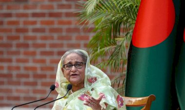 sheikh hasina blames muhammad yunus for anti india sentiment and minority attacks