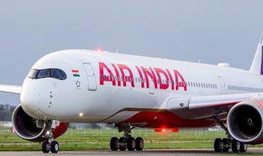 air india flight emergency landing delhi engine failure oil pressure