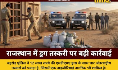 rajasthan police drug bust mdma seized nigerian national arrested