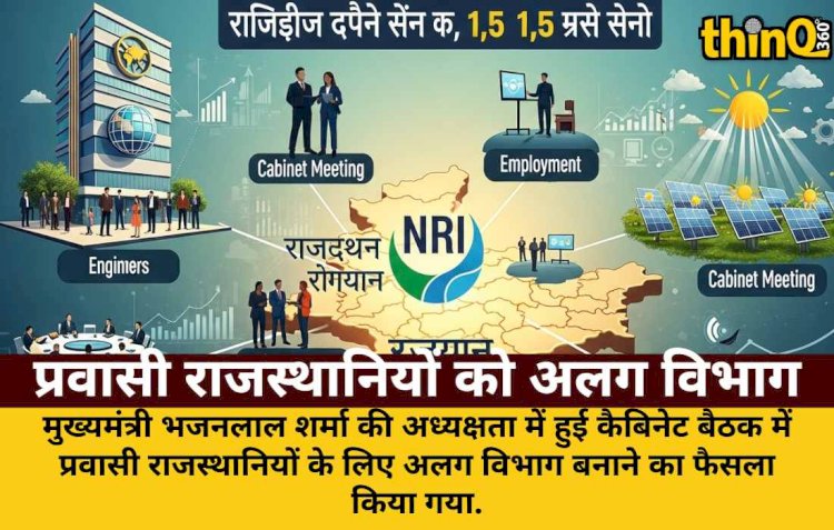 rajasthan me pravasi rajasthaniyo ke liye alag vibhag 1 5 lakh rojgar