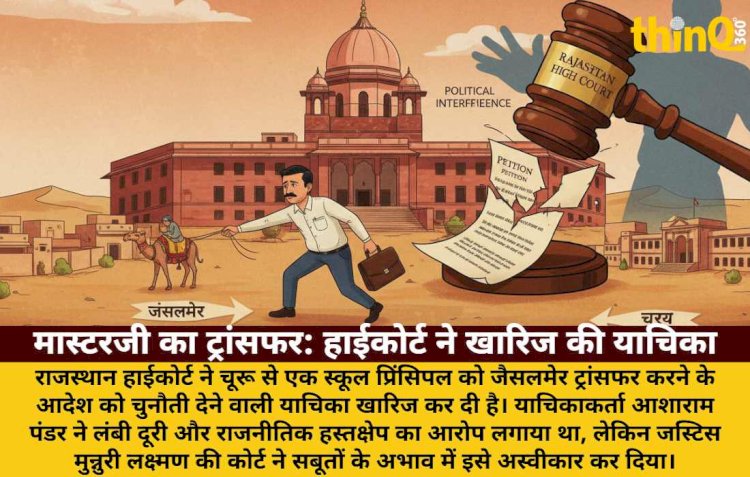 churu jaisalmer transfer highcourt rejects principals petition