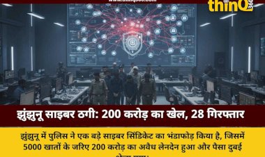jhunjhunu cyber fraud 200 crore transaction 5000 accounts dubai link