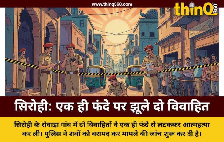 sirohi crime news double suicide rowada village shivganj