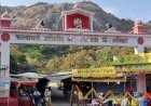 devotees rush to adhar devi shakti peeth during navratri